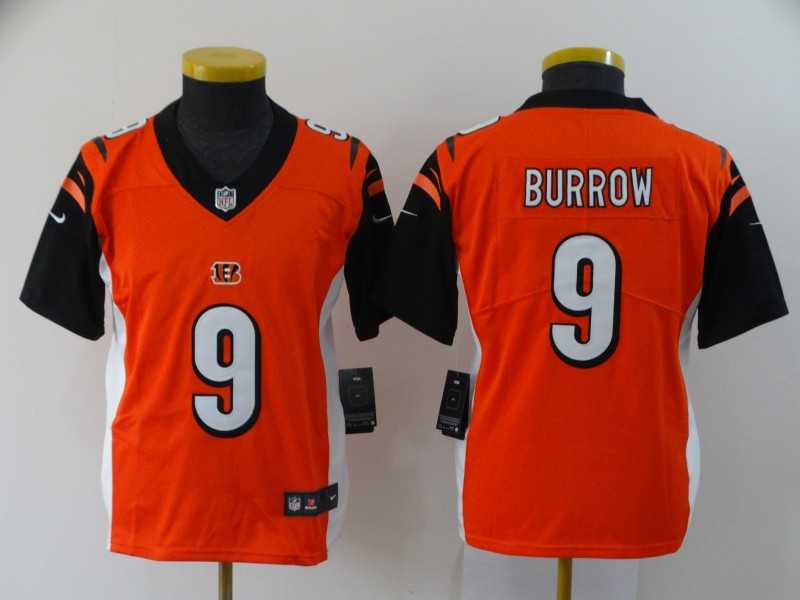 Youth Nike Bengals 9 Joe Burrow Orange 2020 NFL Draft First Round Pick Vapor Untouchable Limited Jersey,We sell and wholesale Youth Nike Bengals 9 Joe Burrow Orange 2020 NFL Draft First Round Pick Vapor Untouchable Limited Jersey on line form chian!